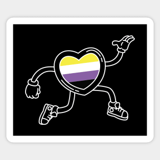 Pride Heart - Non-Binary Sticker